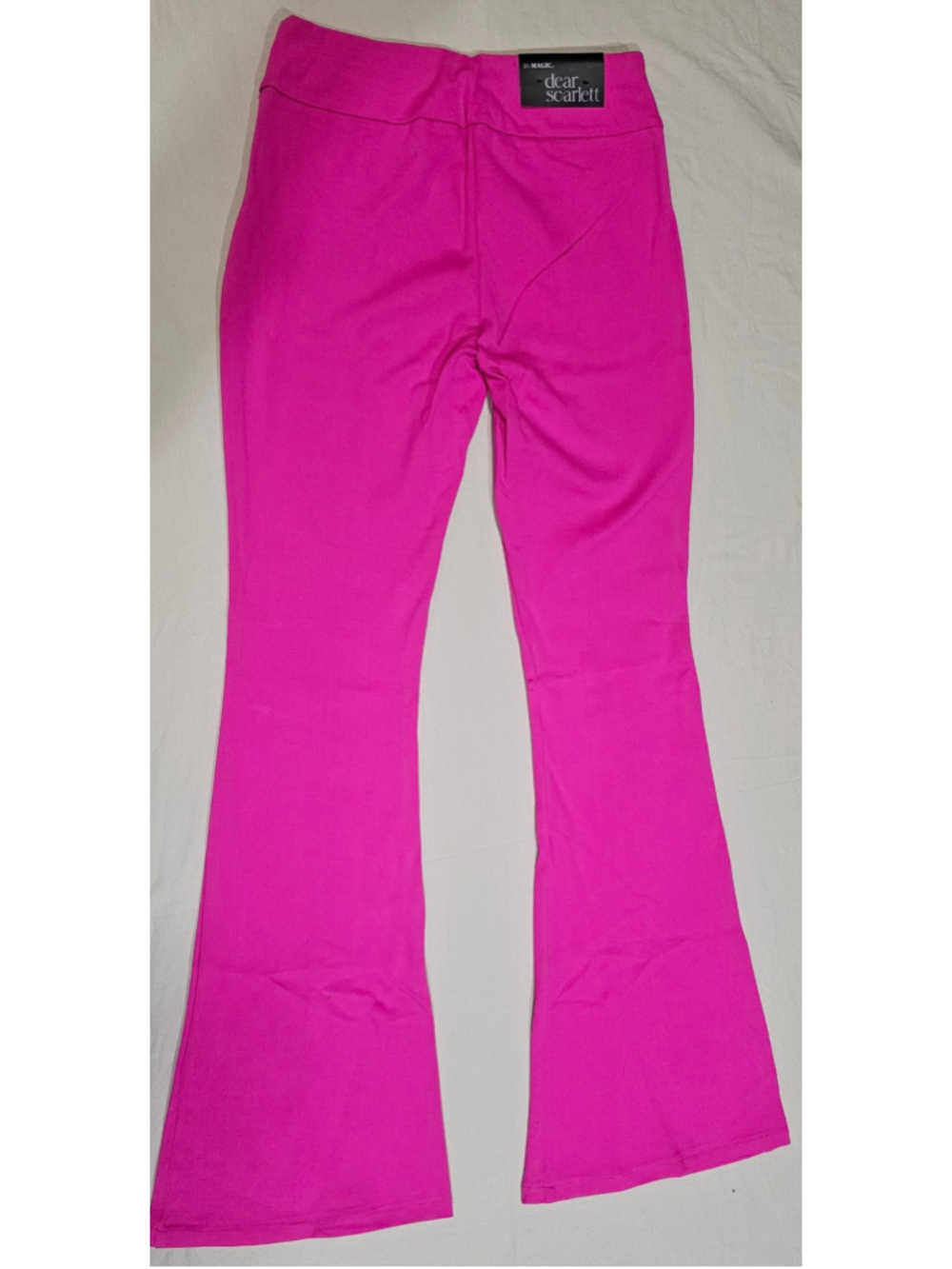 Women's Dear Scarlett Magic Flare Pants Size L Pink